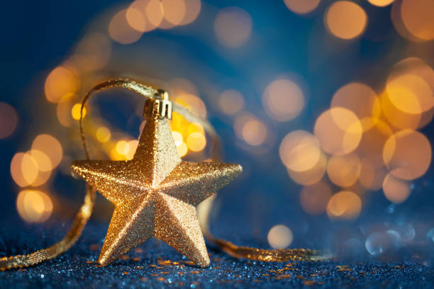 istock Festive  Golden Christmas Star 1277839898