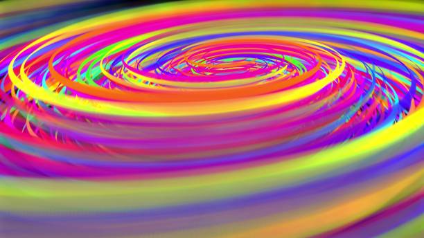 3d renderizando elegante fondo abstracto creativo. líneas de colores que se arremolinan en espiral. diseño de movimiento bg de partículas que dan forma a líneas, hélices y estructuras abstractas. renderizado 3d - distorted image speed bg distorted fotografías e imágenes de stock