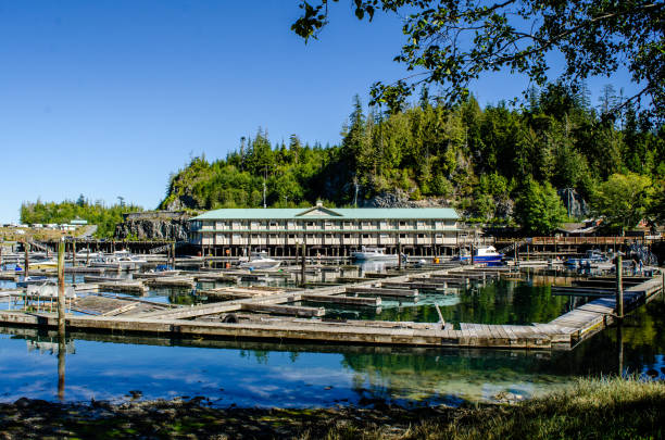 istock Floating docks of Telegraph Cove BC 1277857105
