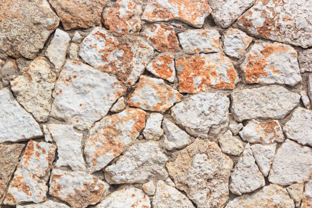 istock Weathered antique wall, ancient greek stonework, horizontal grunge background 1277858797