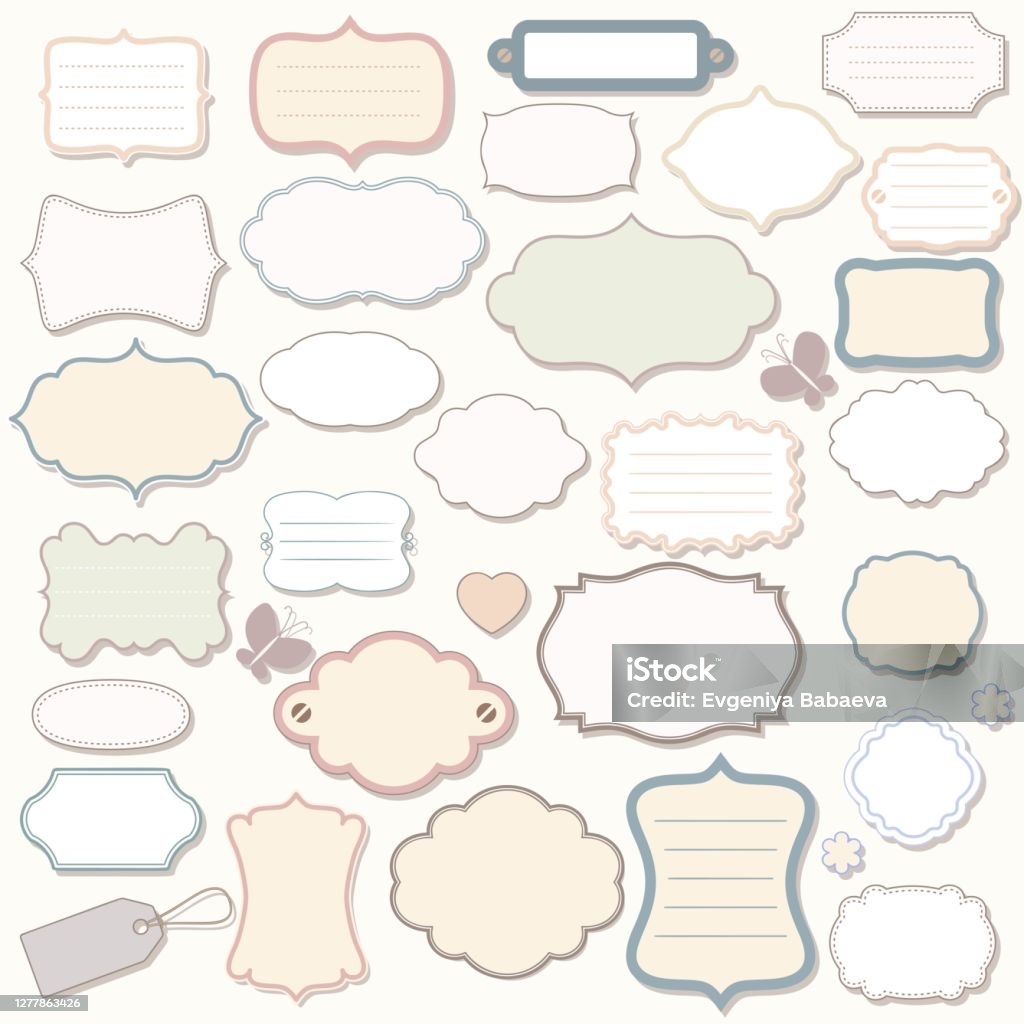 Vector Tag Graphics Vector Tags Stock Illustration - Download Image Now - Backgrounds ...