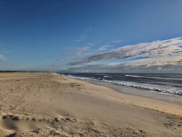 istock Morning Beach in Gale Winds 1277864194