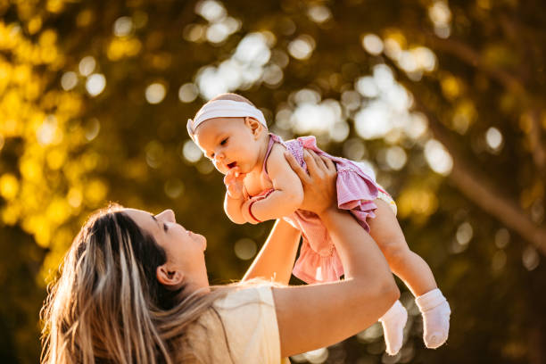 istock Happy mother and her little daughter 1277864570