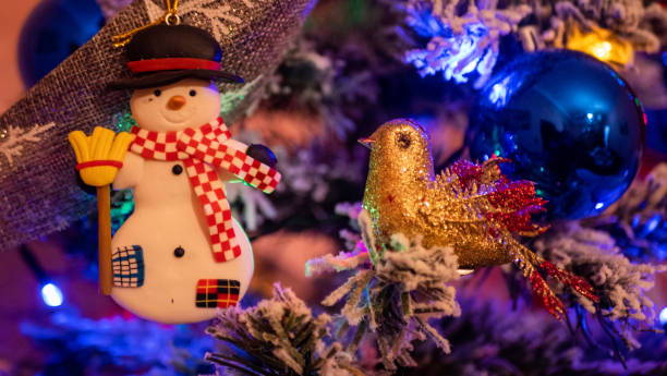 istock Christmas decorations on the Christmas tree. background 1277864715