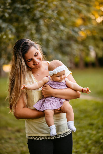 istock Happy mother and her little daughter 1277864734