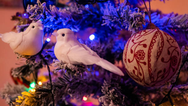 istock Christmas decorations on the Christmas tree. background 1277865962