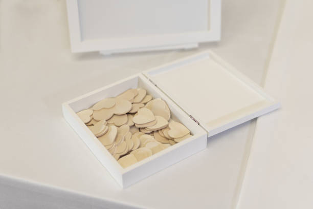 istock wedding gifts in white wooden box 1277874760