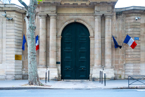 paris : ministère de la transition écologique in hôtel de roquelaure. - french renaissance photos et images de collection