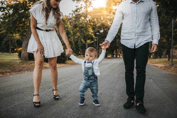 istock Happy family in nature 1277895140