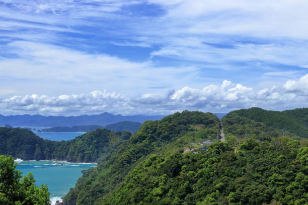 istock Yokonami Kuroshio Line, Exhilarating Drive Course, Summer Image (Kochi Prefecture) 1277899434
