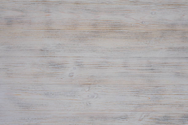 istock White textured wood background. View from above. 1277912183