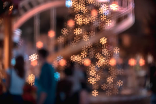 istock Bokeh image of Christmas decoration background 1277912749