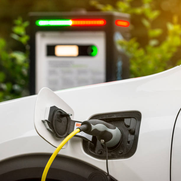 istock Electric car battery charging 1277918096