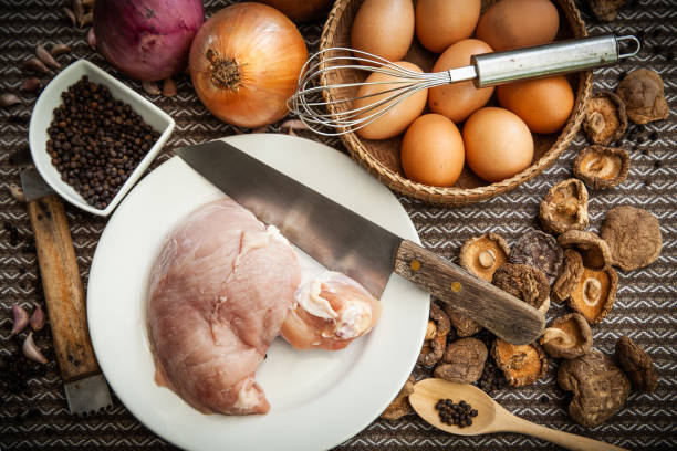 istock Ingredients for cooking on the table 1277924622