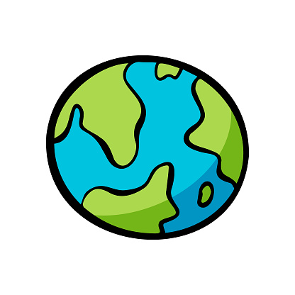 Planet Earth Cartoon Illustration Stock Illustration - Download Image Now -  Art, Business, COVID-19 - iStock