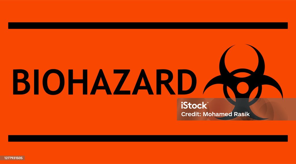 Anti Biohazard Biohazard Caution Label Warning Sign Stock Illustration - Download ...