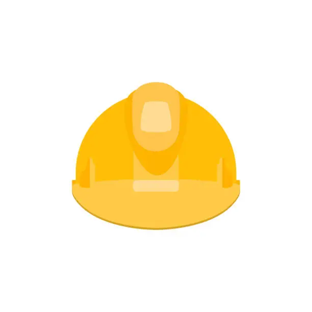 Vector illustration of construction helmet