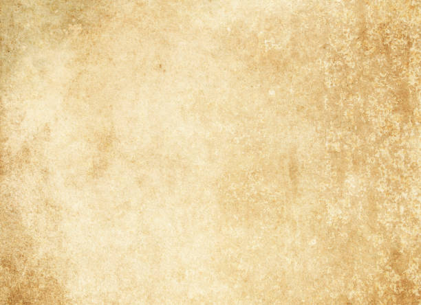istock Old dirty and yellowed paper texture for background. 1277950353