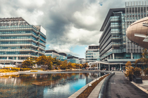 istock Modern building in Hong Kong 1277955799
