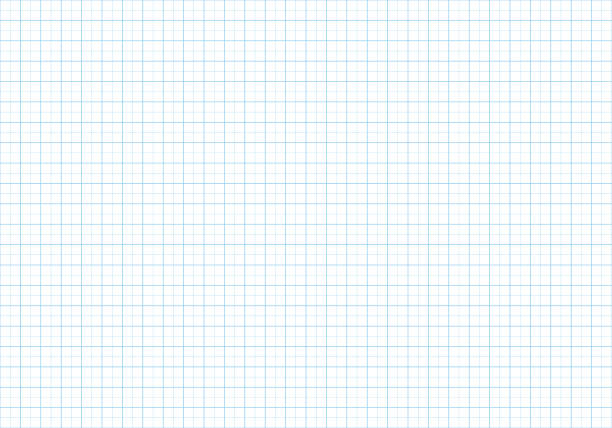Seamless graph paper Blue graph paper. Vector horizontal background. Seamless pattern. 300 x 210 mm light blue vintage wallpaper pattern stock illustrations