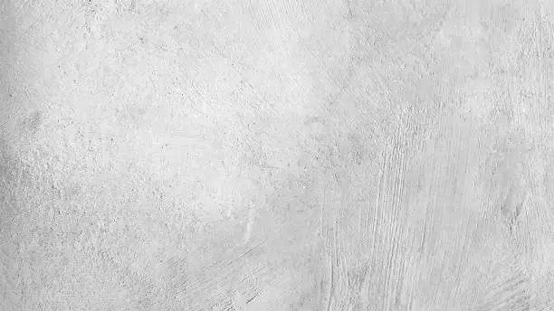 Vector illustration of Attractive modern raw and uneven concrete wall surface - handmade gray texture with visible natural imprints, texture and structure of mortar - vector stock illustration