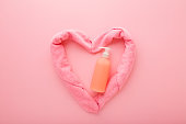 orange-pumpe-flasche-von-fl%C3%BCssigsei