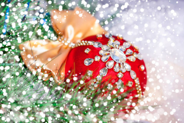 istock Beautiful Christmas ball for Christmas tree. 1277977490