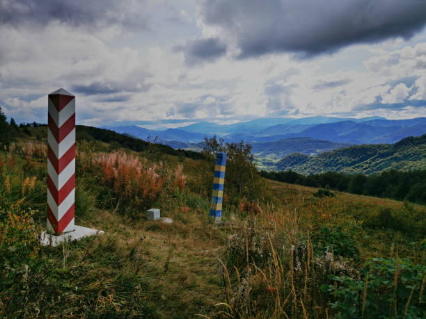 istock Bieszczady Poland. State border between Poland and Ukraine. 1277980797