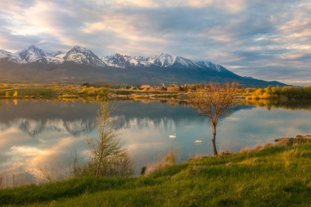 istock beautiful landscape with valleys, lakes and rivers 1277982716