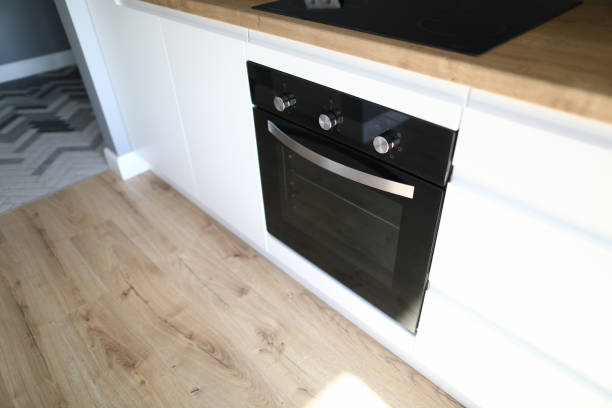 istock An oven is installed in kitchen furniture apartment 1277984295