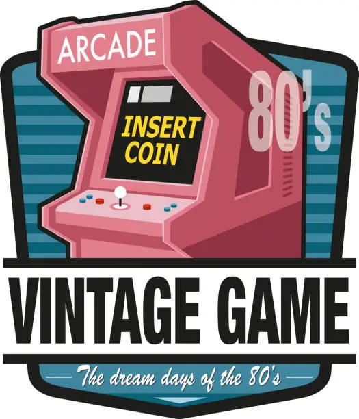 Vector illustration of Arcade game