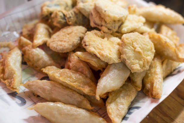 istock Vegetable fritters are a popular tempura in korea. 1277999969