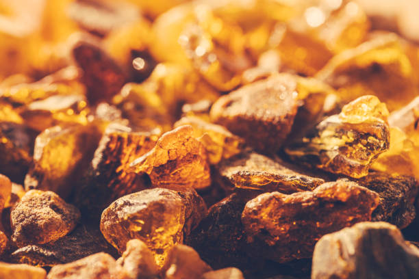 istock Bunch of the Baltic amber. 1278005446