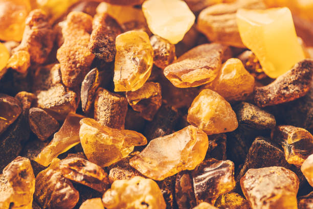 istock Bunch of the Baltic amber. 1278005448
