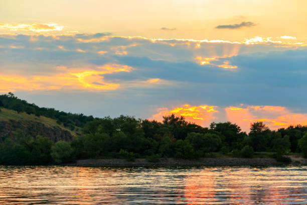istock View of the Dnieper river at sunset 1278006163