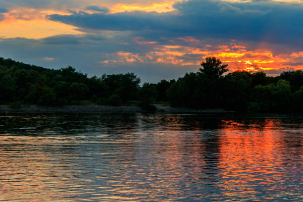 istock View of the Dnieper river at sunset 1278006182
