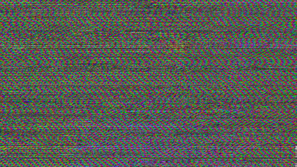 istock GLITCH - TV screen full of diagonal noise, static and interference 1278007449