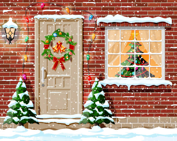 Ventana Navidad Vectores Libres de Derechos - iStock Ventana Navidad Vectores Libres de Derechos - iStock