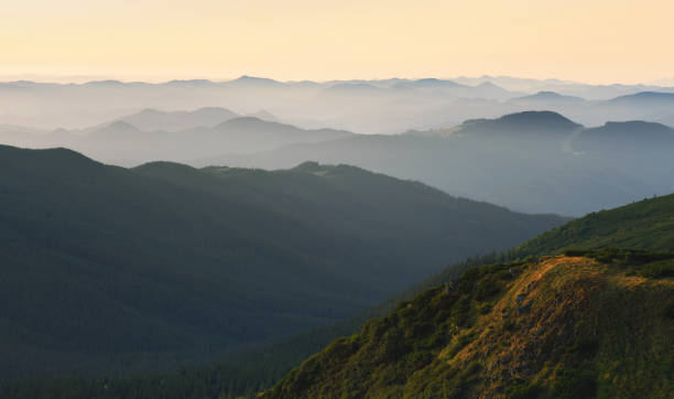 istock Mountain landscape at sunrise 1278014315