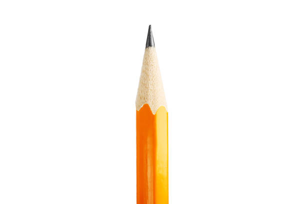 istock Yellow pencil isolated on white background 1278022929