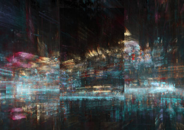 istock Cyber city abstract design, modern futuristic concept 1278027924