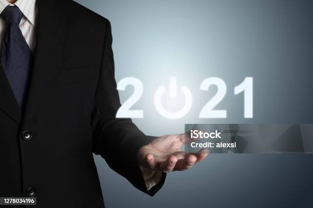 New Year 2021 Business Start Stock Photo - Download Image Now - Restarting, Beginnings, Business