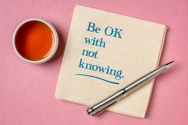 istock be OK with not knowing inspirational advice 1278045876