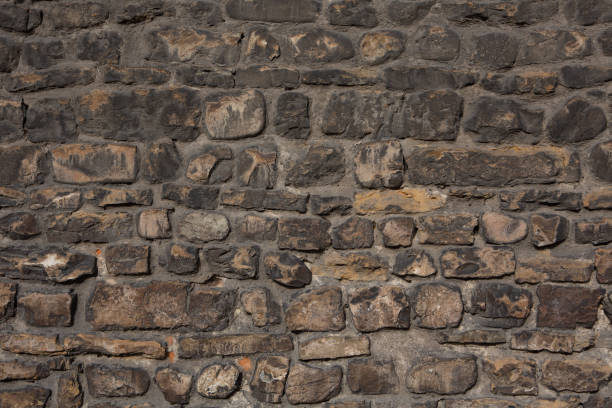 istock Background image of a stone wall. Close-up stonework. High quality photo 1278046486