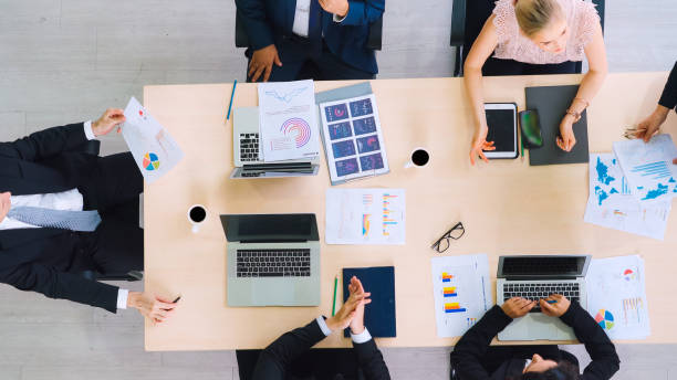 istock Business people group meeting shot from top view 1278048678