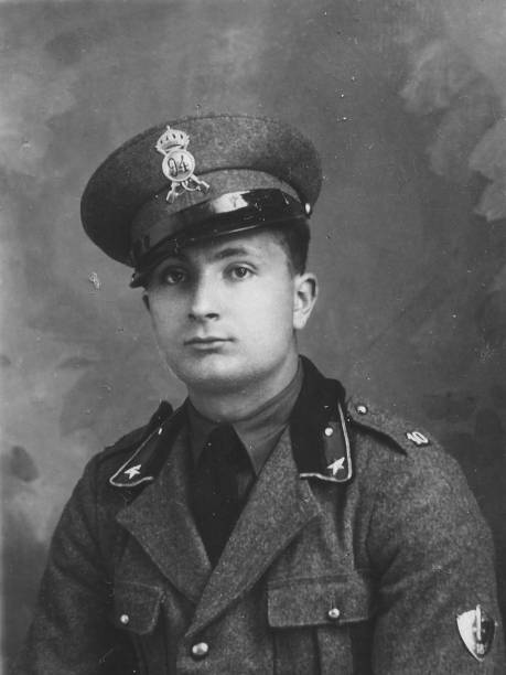 istock 1920s italian soldier portrait 1278050631