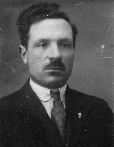 Elegant dressed mature man  posing in studio Ancona, Marche. 1936 Italy