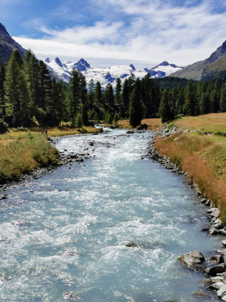 istock River in Val Roseg-Switzerland 1278054211