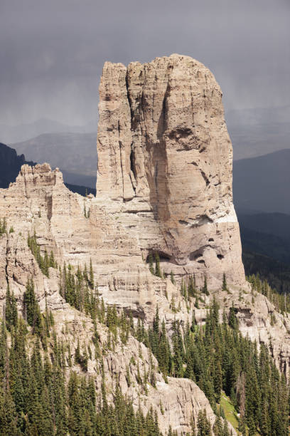 istock Chimney Rock Mountain Peak Cimarron Owl Creek Pass Colorado 1278054316
