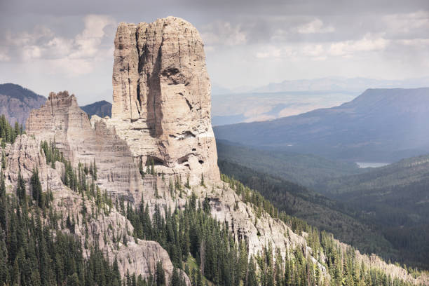 istock Chimney Rock Mountain Peak Cimarron Owl Creek Pass Colorado 1278054333